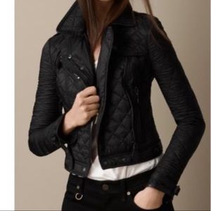 Burberry moto Quilted Jacket